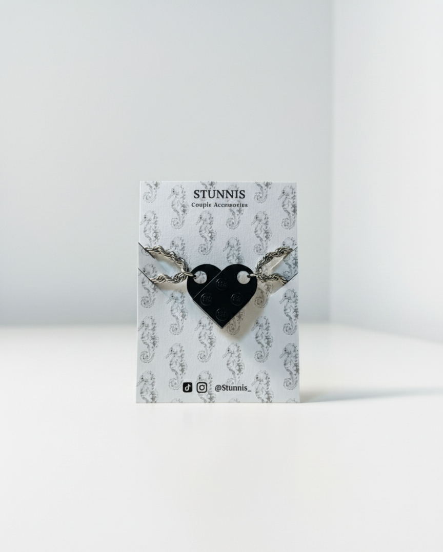 Connected Hearts - Couple Necklace