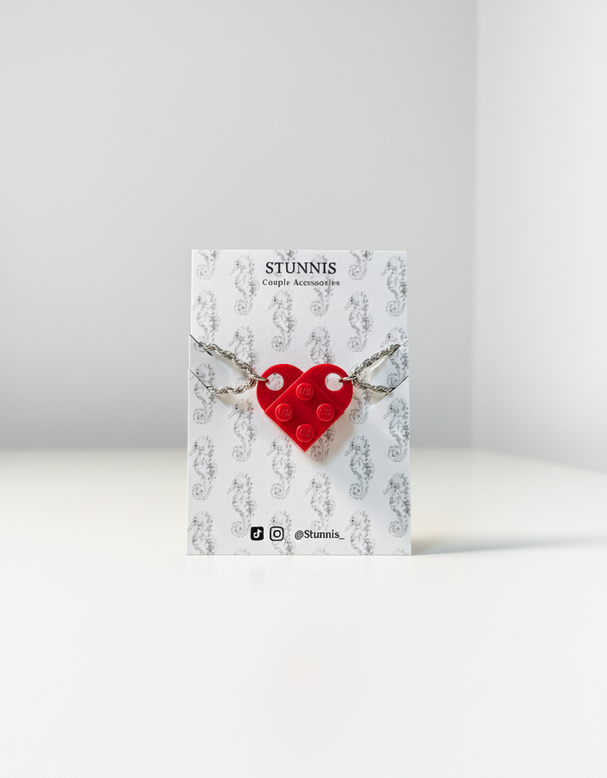 Connected Hearts - Couple Necklace